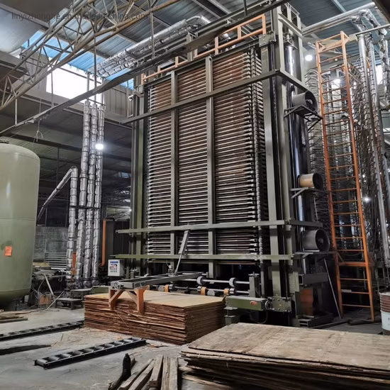 4*8FT 600t 16 couches de contreplaqué de presse à chaud faisant la machine avec du CE